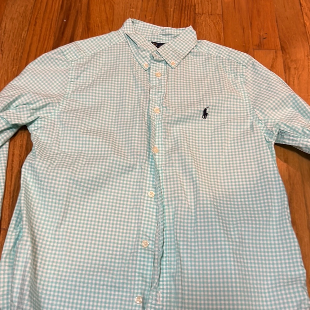 Ralph Lauren Childrenswear
Toddler Boys Gingham Cotton Size L14/16